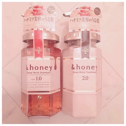 ディープモイスト シャンプー1.0/ヘアトリートメント2.0/&honey/市販シャンプーを使ったクチコミ(1枚目)