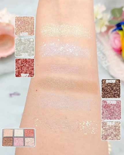 オーマイグリッターポップ/ABOUT TONE/アイシャドウパレットを使ったクチコミ(7枚目)