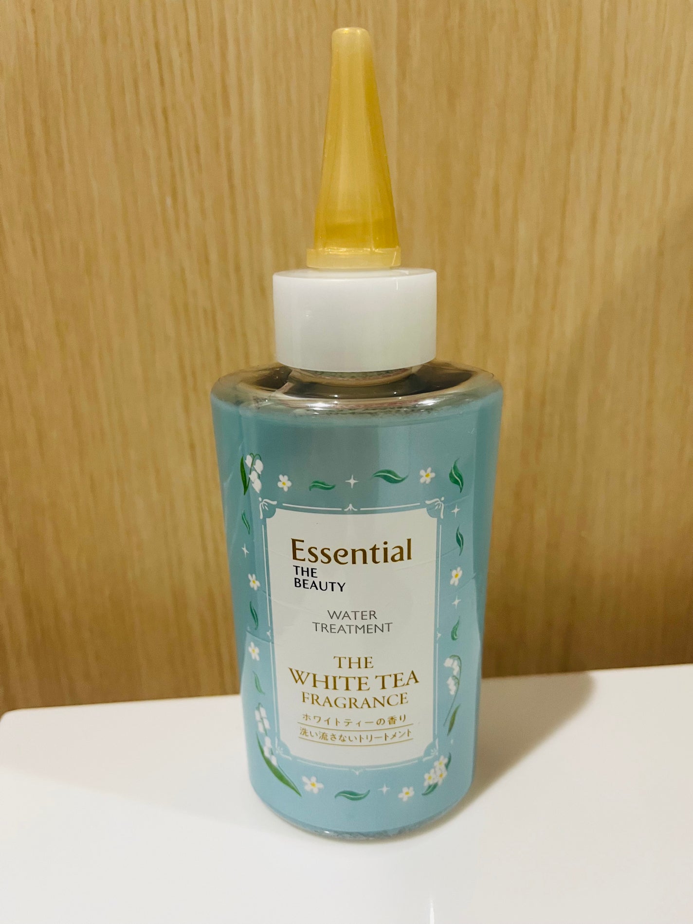 エッセンシャル ザビューティ 髪のキメ美容ウォータートリートメント ホワイトティーの香り/エッセンシャル/アウトバストリートメントを使ったクチコミ(1枚目)