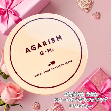Q+Me スウィートボムタラソスクラブレモンティーの香り/AGARISM/バスト・ヒップケアを使ったクチコミ(1枚目)