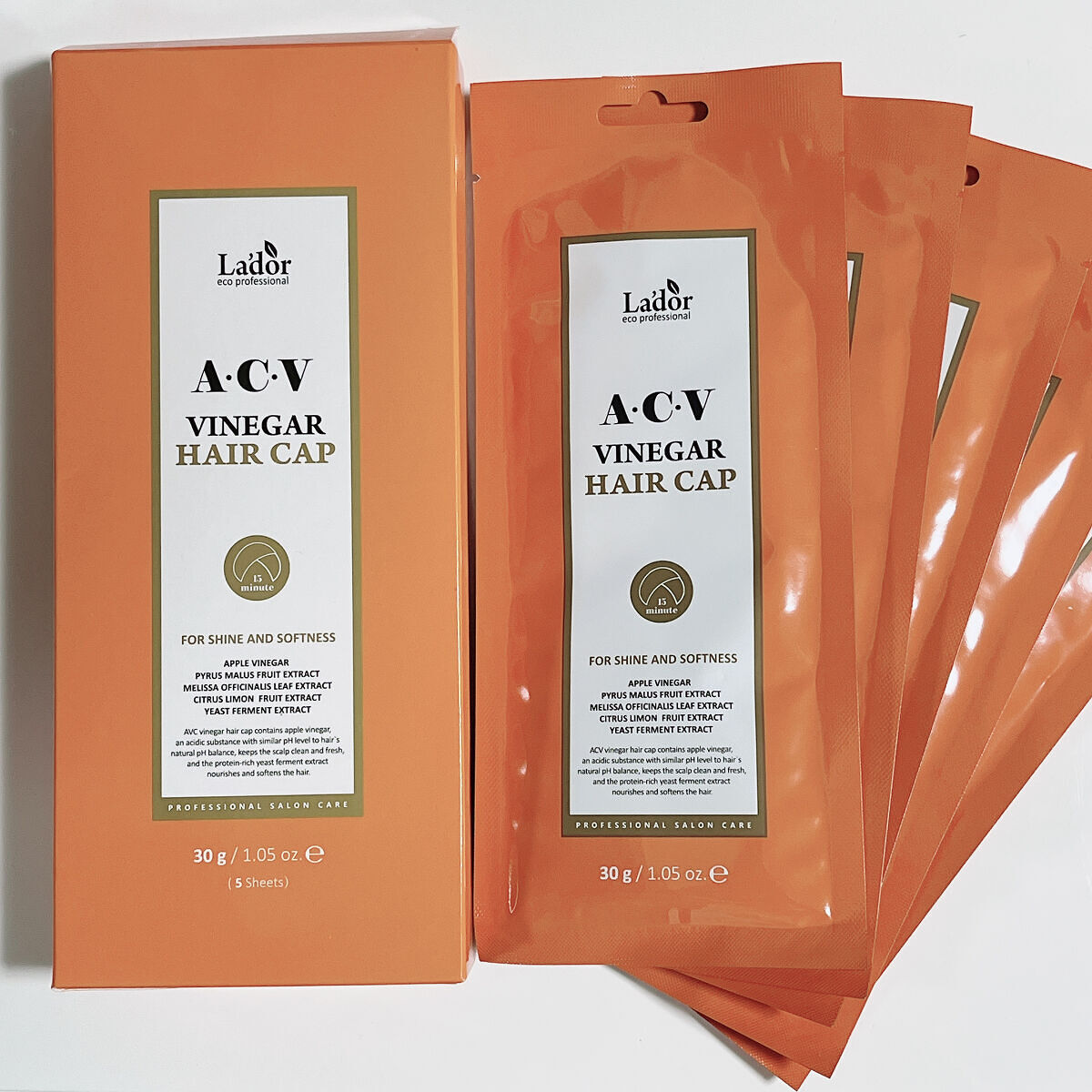 ACV VINEGAR HAIR CAP /La'dor/アウトバストリートメントを使ったクチコミ（1枚目）