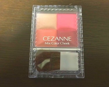 ミックスカラーチーク/CEZANNE/パウダーチークを使ったクチコミ（1枚目）