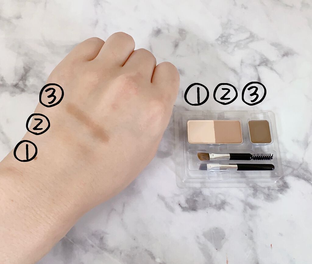 アイブロウキーパー/コフレドール/パウダーアイブロウを使ったクチコミ(4枚目)