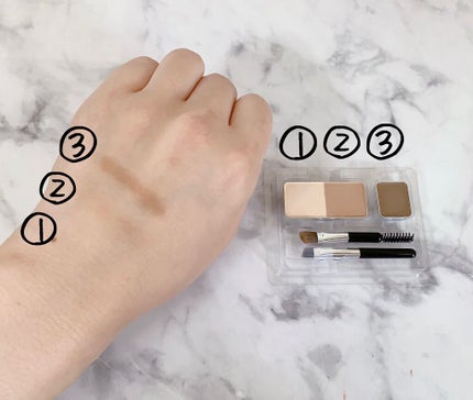 アイブロウキーパー/コフレドール/パウダーアイブロウを使ったクチコミ(4枚目)