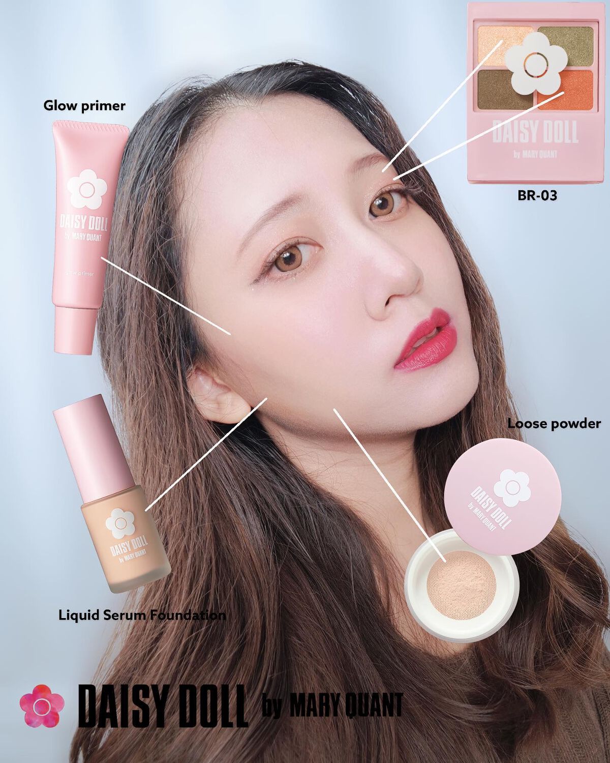 デイジードール アイカラー パレット/DAISY DOLL by MARY QUANT/アイシャドウパレットを使ったクチコミ（1枚目）