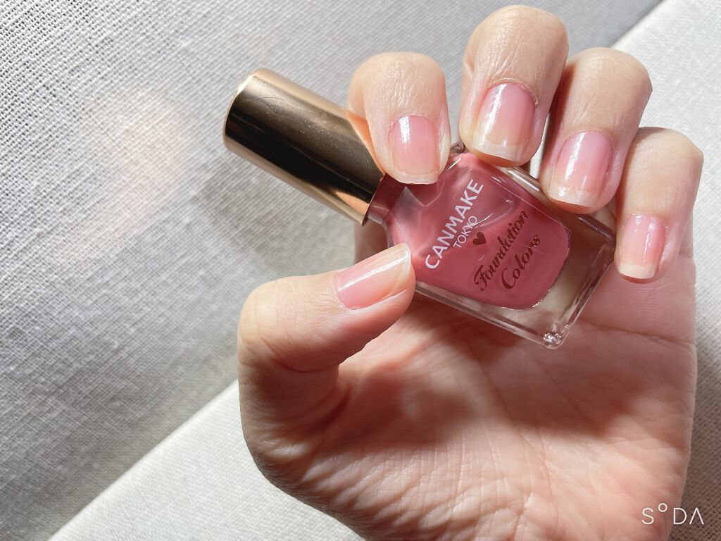 ファンデーションカラーズ/キャンメイク/マニキュアを使ったクチコミ(2枚目)
