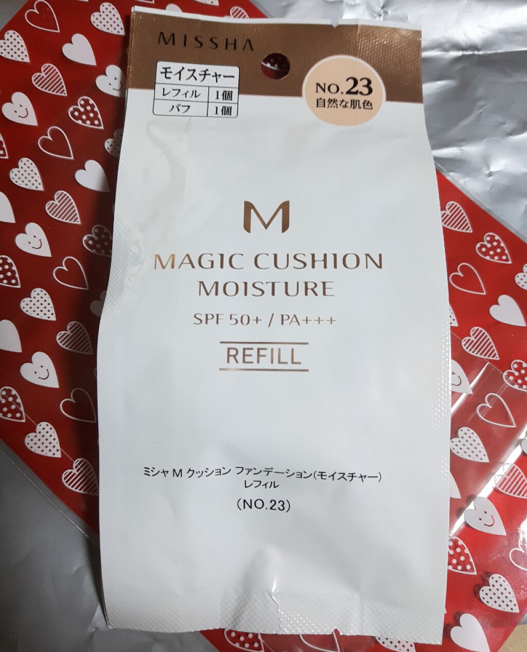 M クッション ファンデーション(モイスチャー)/MISSHA/クッションファンデーションを使ったクチコミ(1枚目)