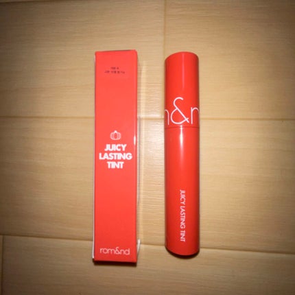 ジューシーラスティングティント/rom&nd/リップティントを使ったクチコミ(1枚目)