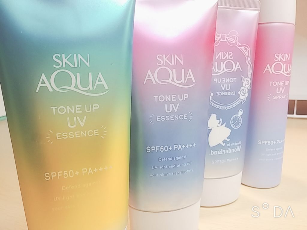 スキンアクア トーンアップUVエッセンス/スキンアクア/日焼け止めクリームを使ったクチコミ（1枚目）