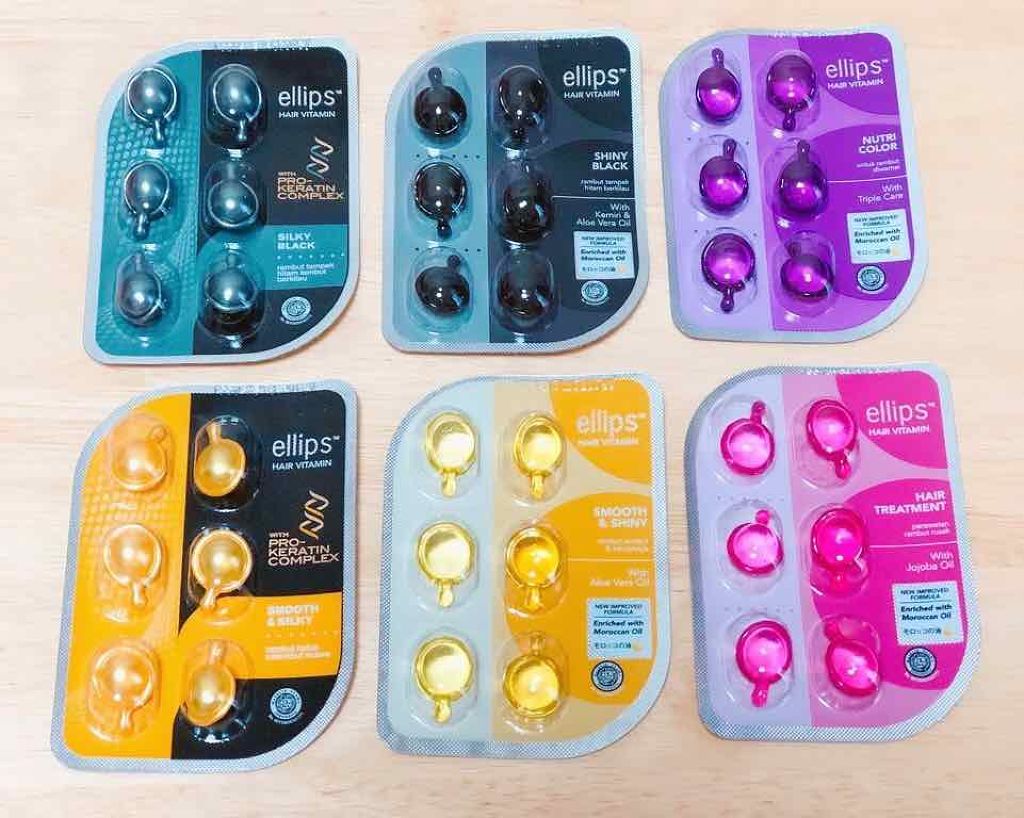 ヘアーオイル【トリートメント】/ellips/ヘアオイルを使ったクチコミ(2枚目)