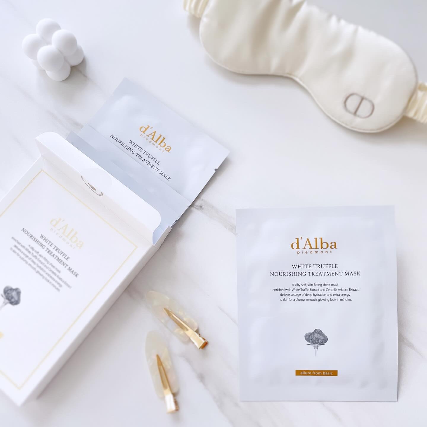 ホワイトトリュフナリシングトリートメントマスク/ダルバ/シートマスク・パックを使ったクチコミ（1枚目）