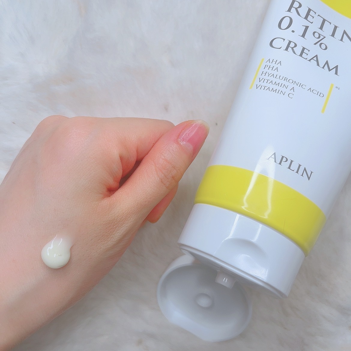 レチノール0.1クリーム/APLIN/フェイスクリームを使ったクチコミ（2枚目）