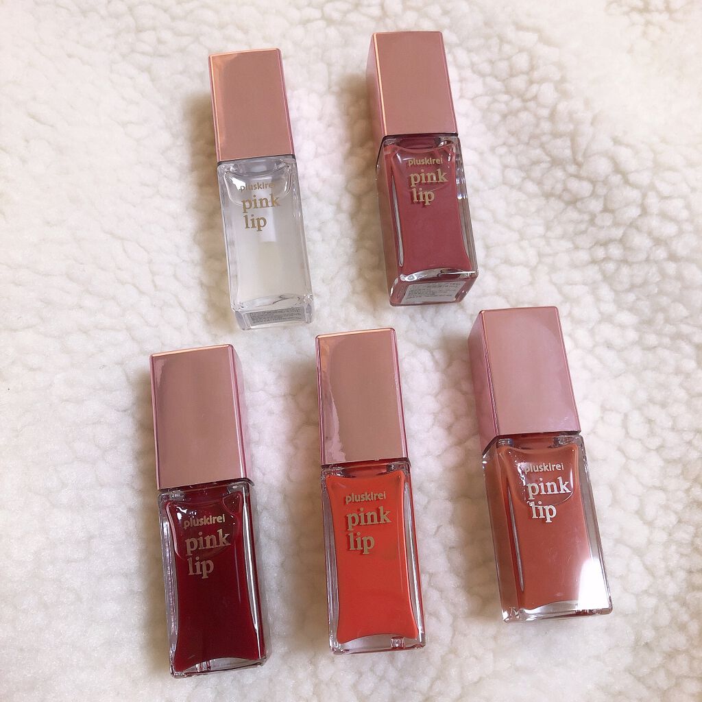 pinklip ＃４コーラル/プラスキレイ/リップオイルを使ったクチコミ（2枚目）