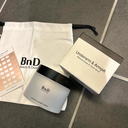 BnDアンダーアームクリーム(ボディクリーム)/BnD/デリケートゾーンケアを使ったクチコミ(1枚目)