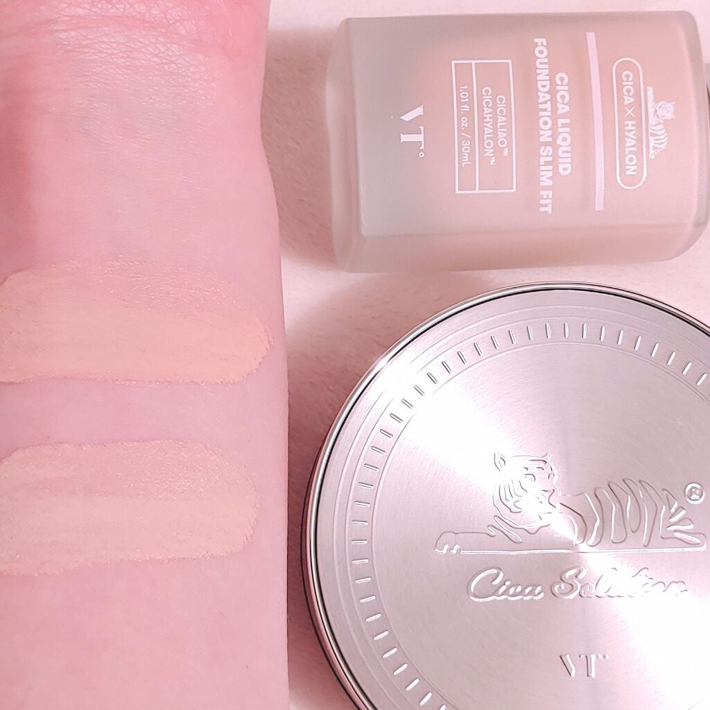 CICAレッドネスカバークッション/VT/クッションファンデーションを使ったクチコミ(5枚目)