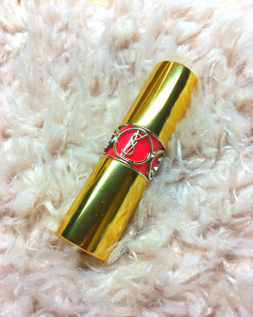 ルージュ ヴォリュプテ シャイン/YVES SAINT LAURENT BEAUTE/口紅を使ったクチコミ（1枚目）