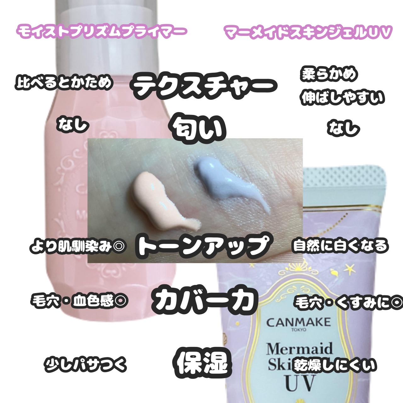 マーメイドスキンジェルUV/キャンメイク/日焼け止めジェルを使ったクチコミ（2枚目）