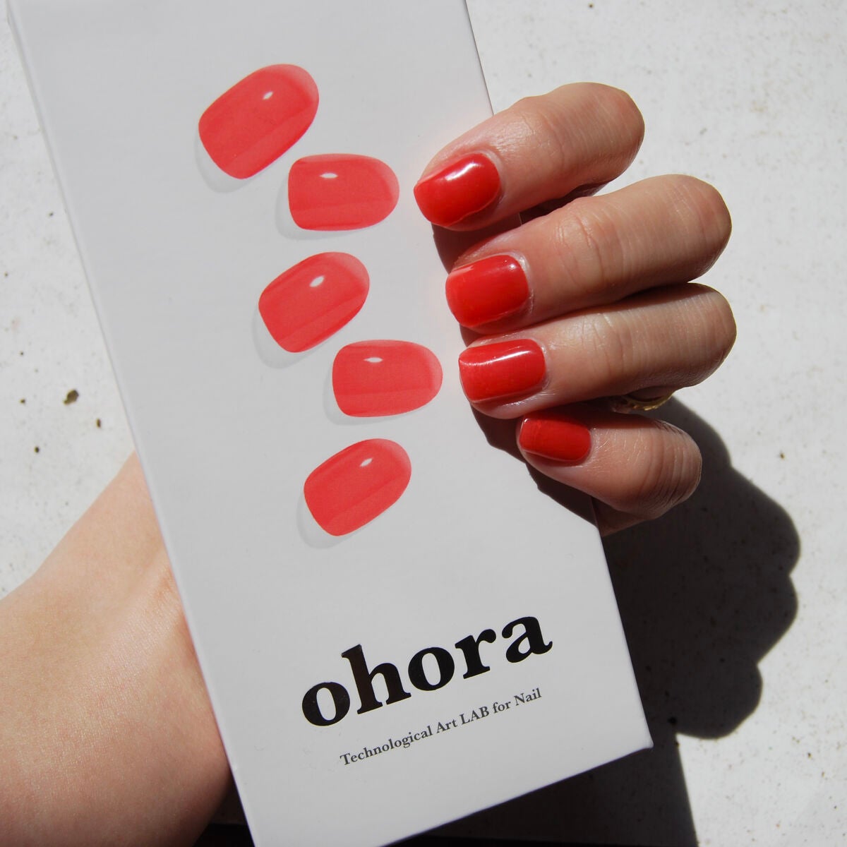 セミキュアジェルネイル(ハンド)/ohora/ネイルシールを使ったクチコミ(2枚目)