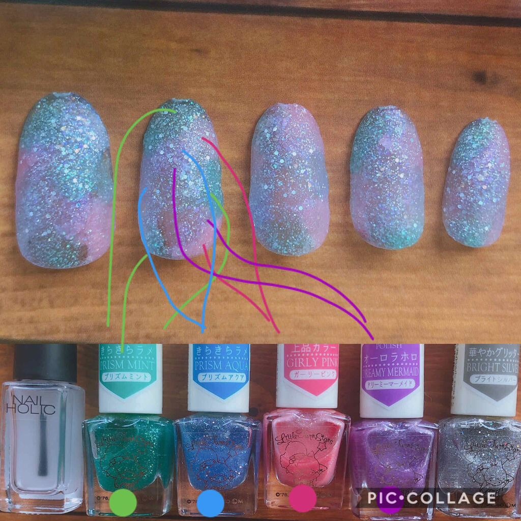 TSネイルポリッシュ/セリア/マニキュアを使ったクチコミ（3枚目）