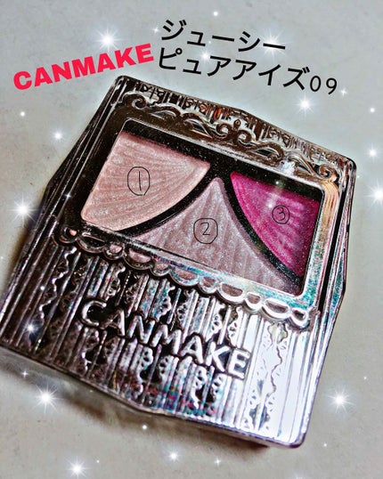 ジューシーピュアアイズ/キャンメイク/アイシャドウパレットを使ったクチコミ(2枚目)