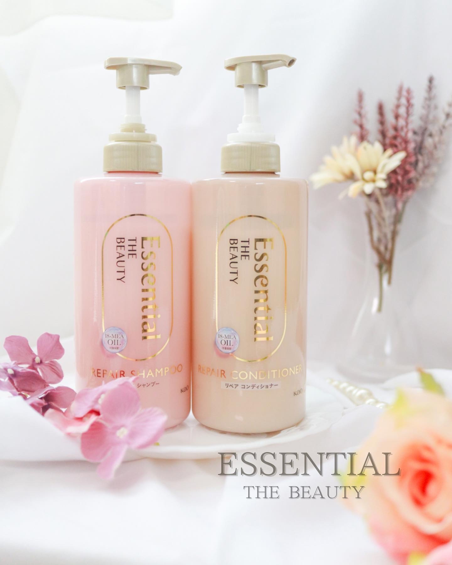 ザビューティ リペアシャンプー・コンディショナー/エッセンシャル/市販シャンプーを使ったクチコミ（1枚目）