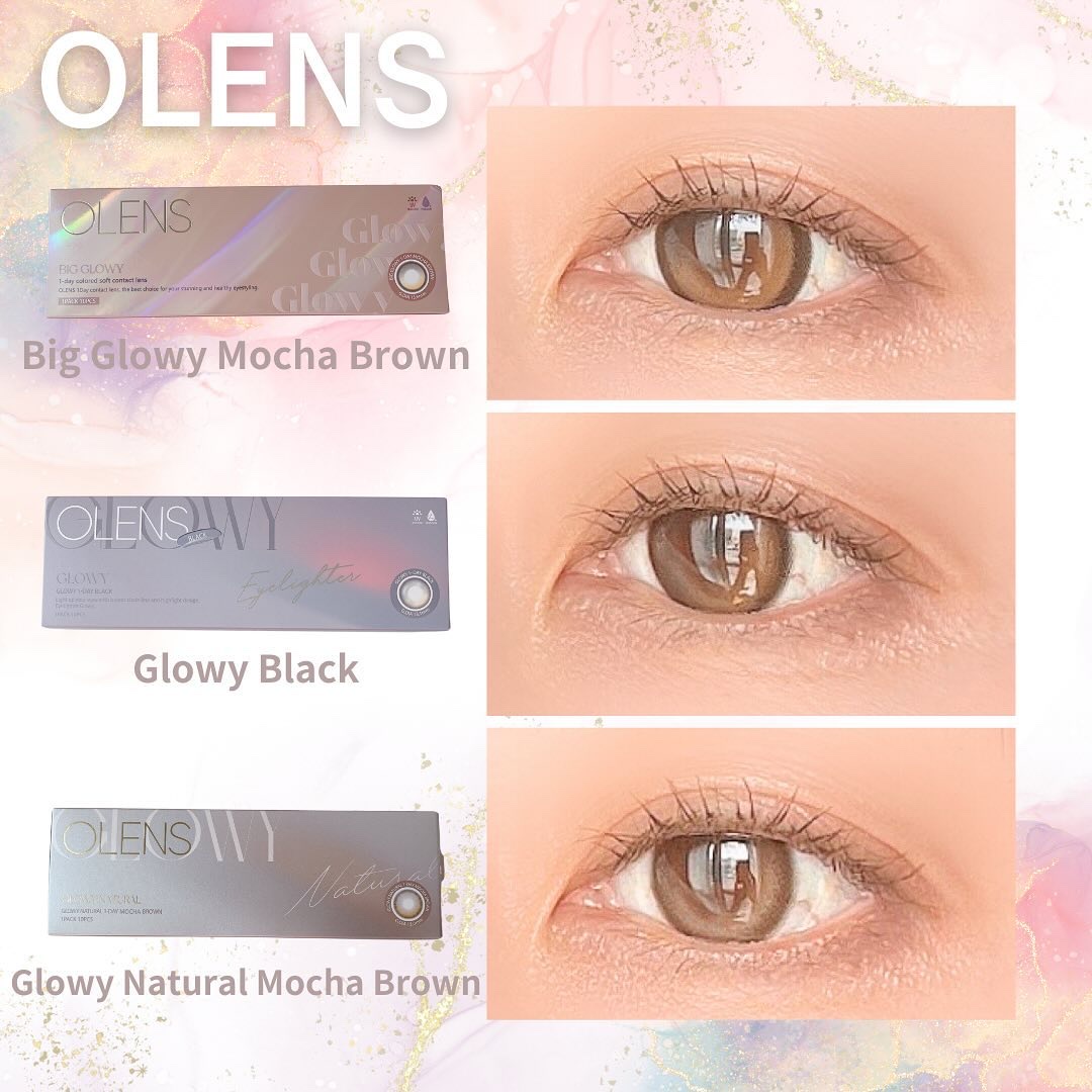 Glowy 1day/OLENS/ワンデー（１DAY）カラコンを使ったクチコミ（1枚目）