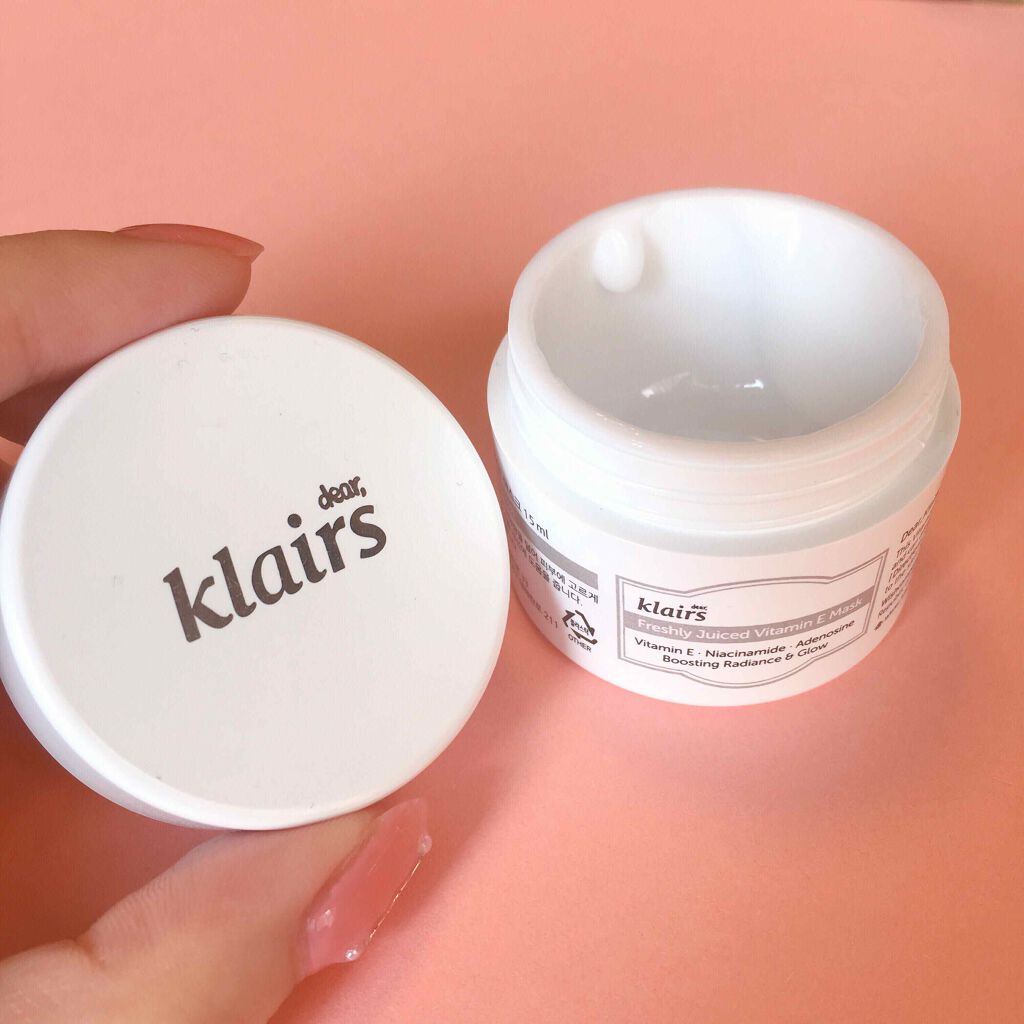 フレッシュリージュースドビタミンEマスク(90g)/Klairs/フェイスクリームを使ったクチコミ(1枚目)