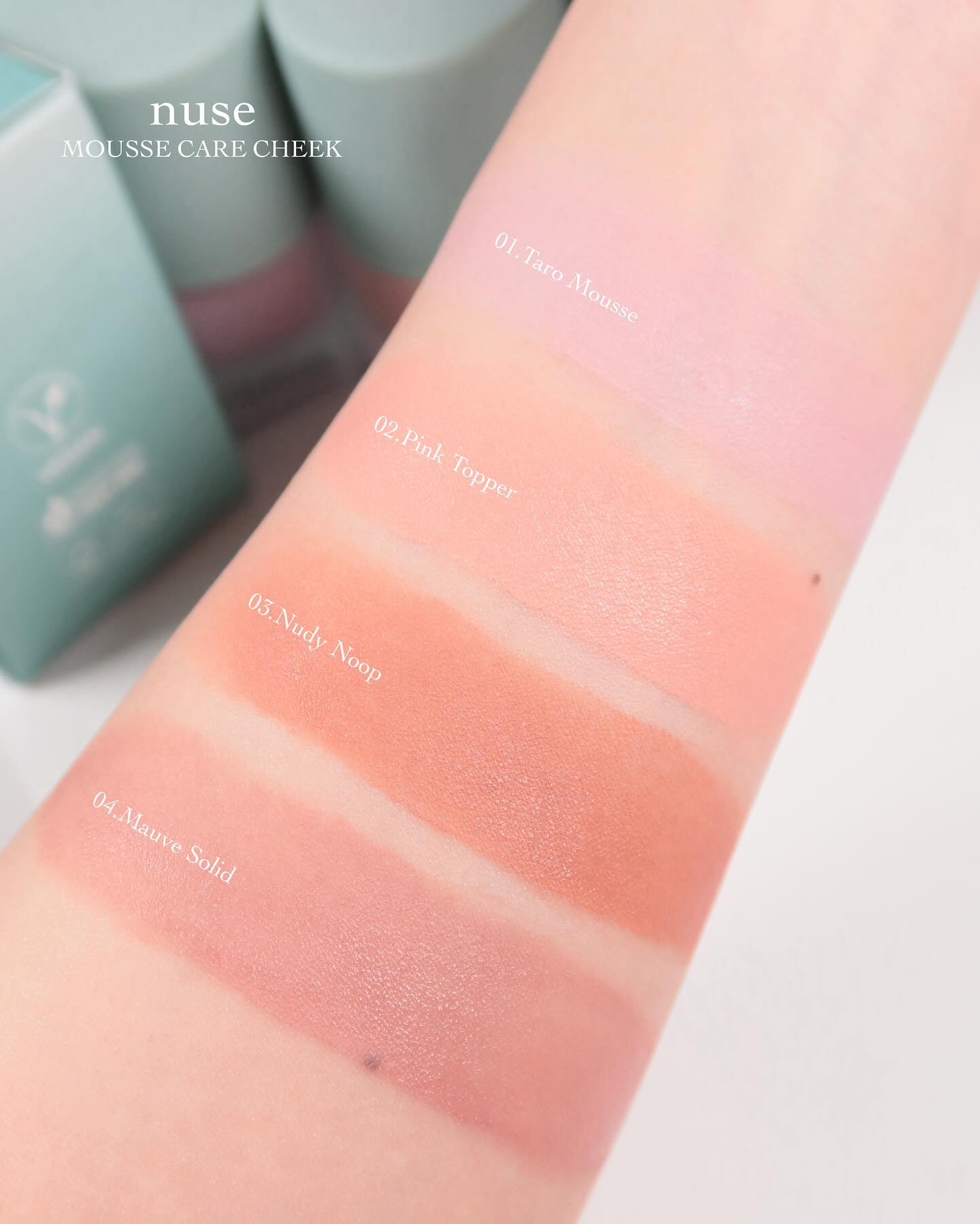 ムースケアチーク/nuse/リキッドチークを使ったクチコミ（2枚目）