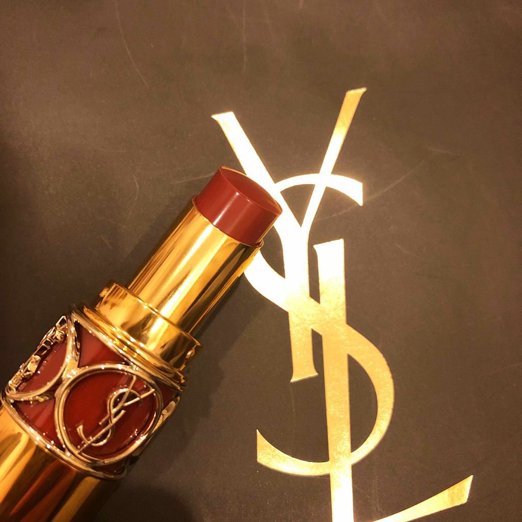 ルージュ ヴォリュプテ シャイン/YVES SAINT LAURENT BEAUTE/口紅を使ったクチコミ(2枚目)