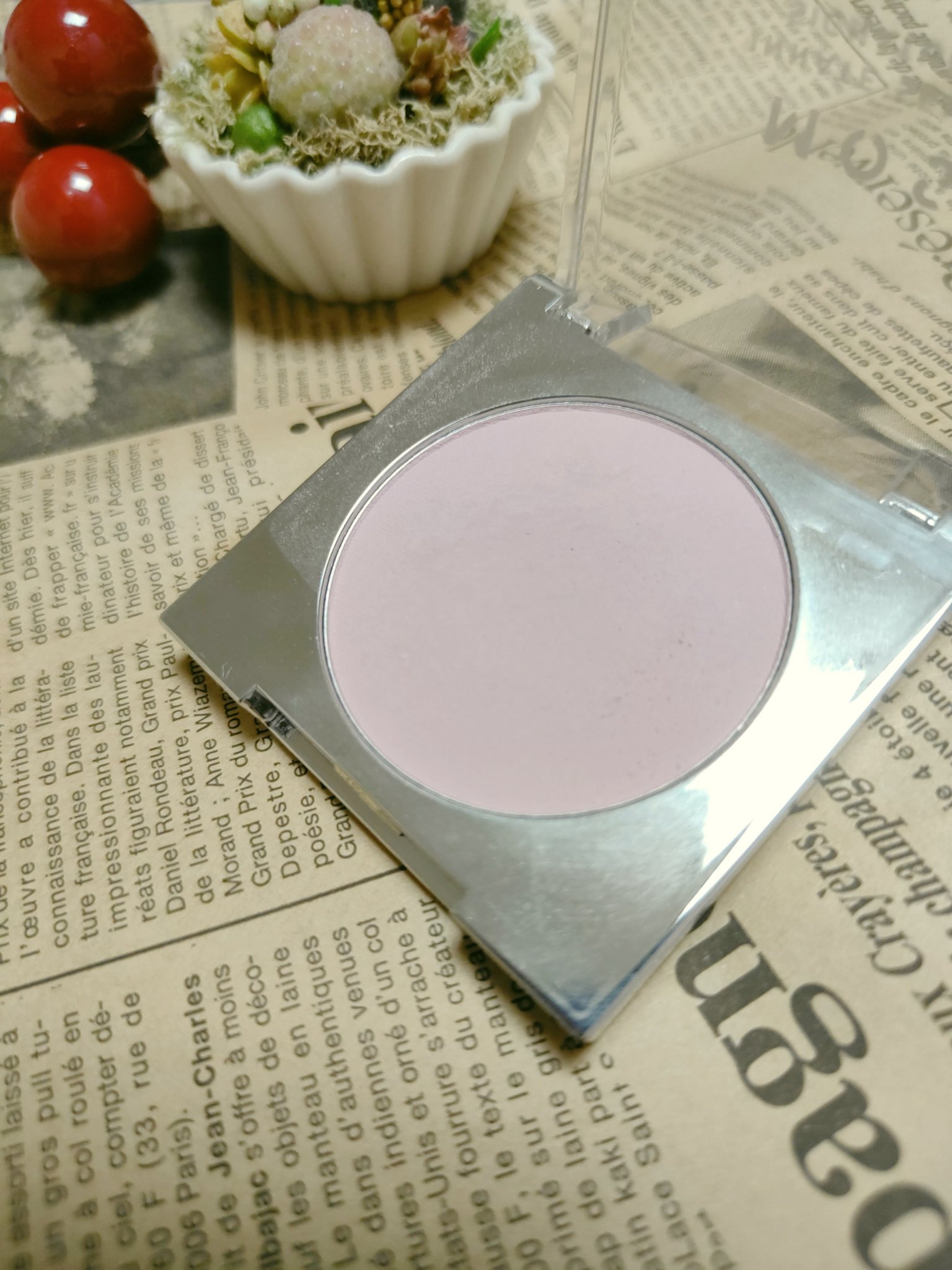 モスメモリアルチークブラッシャー/MOS/パウダーチークを使ったクチコミ（2枚目）