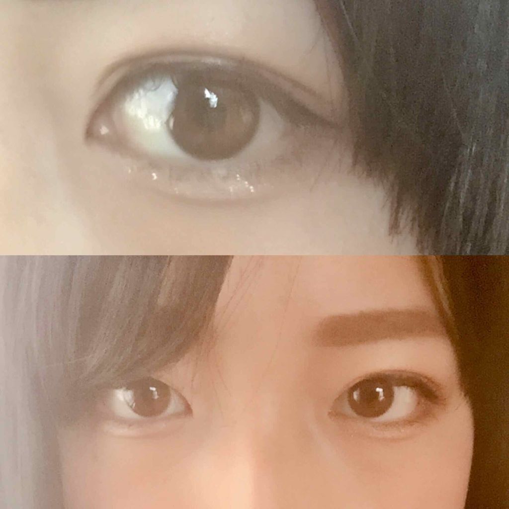 描くふたえアイライナー/CEZANNE/リキッドアイライナーを使ったクチコミ（3枚目）