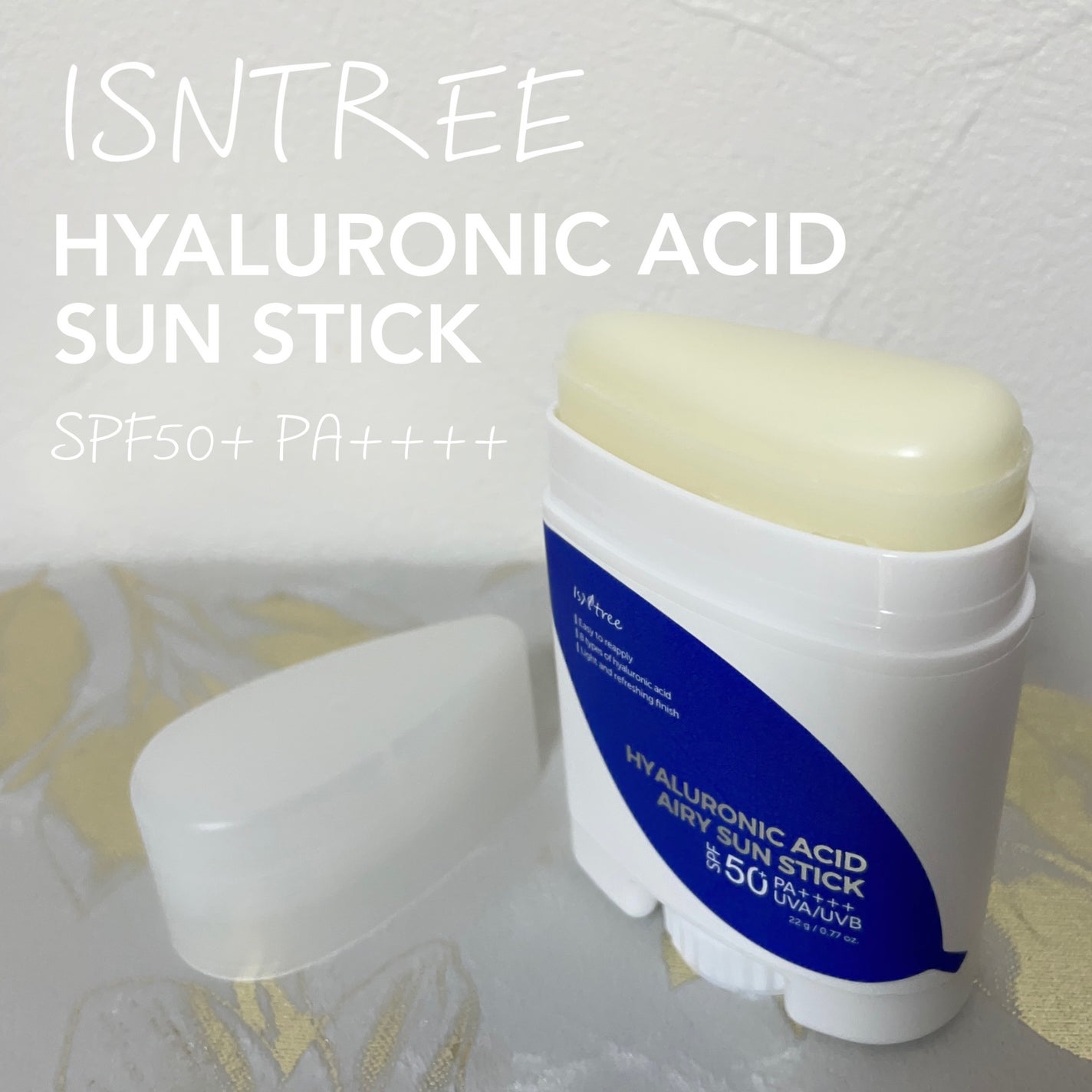 ヒアルロン酸エアリーサンスティック/Isntree/日焼け止めスティックを使ったクチコミ(4枚目)