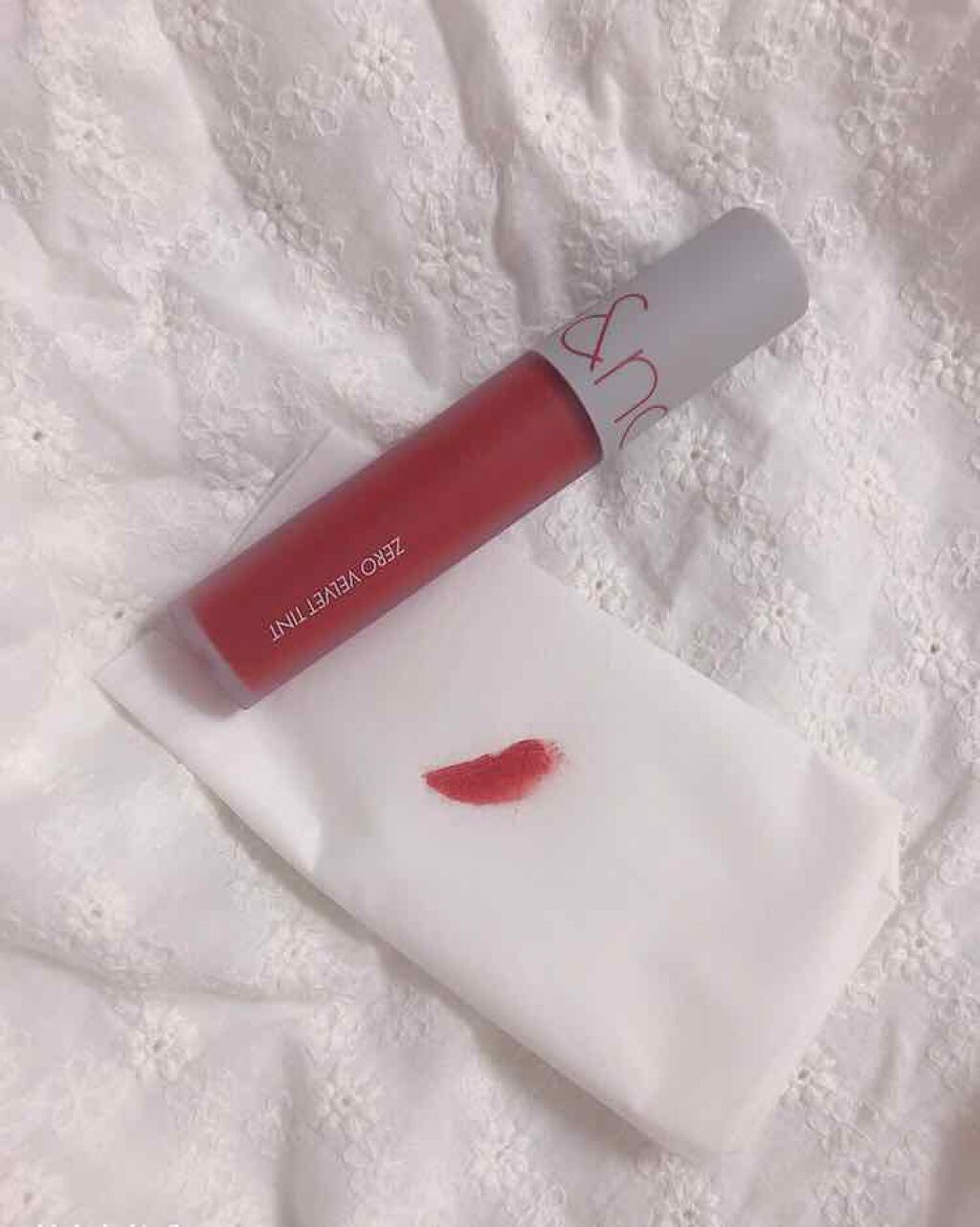 ゼロベルベットティント/rom&nd/リップティントを使ったクチコミ（3枚目）