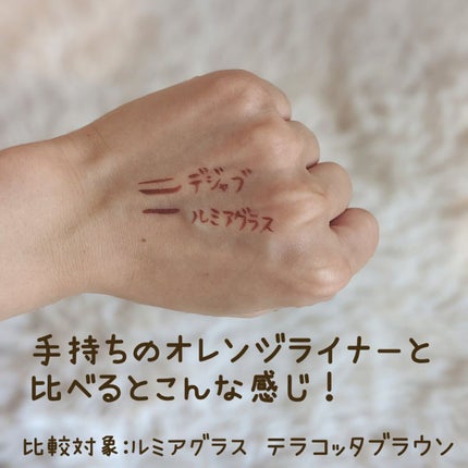 「密着アイライナー」ショート筆リキッド/デジャヴュ/リキッドアイライナーを使ったクチコミ(5枚目)