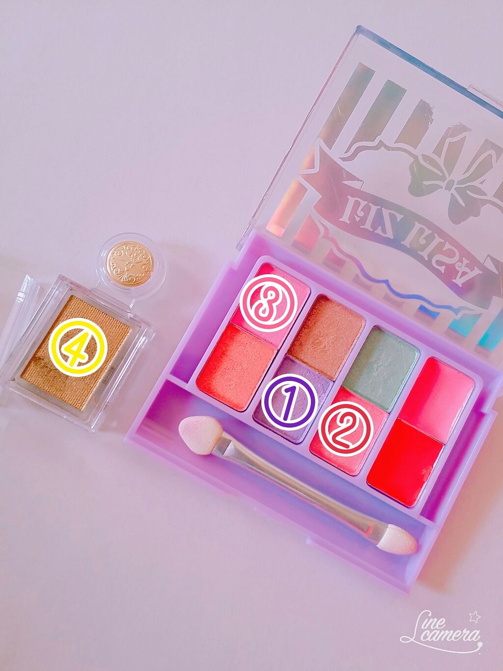 シャドーカスタマイズ/MAJOLICA MAJORCA/単色アイシャドウを使ったクチコミ(2枚目)