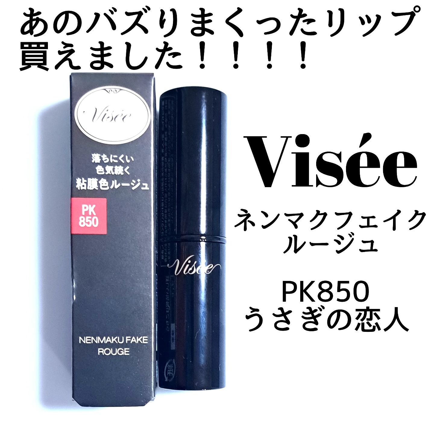 ネンマクフェイク ルージュ/Visée/口紅を使ったクチコミ（2枚目）