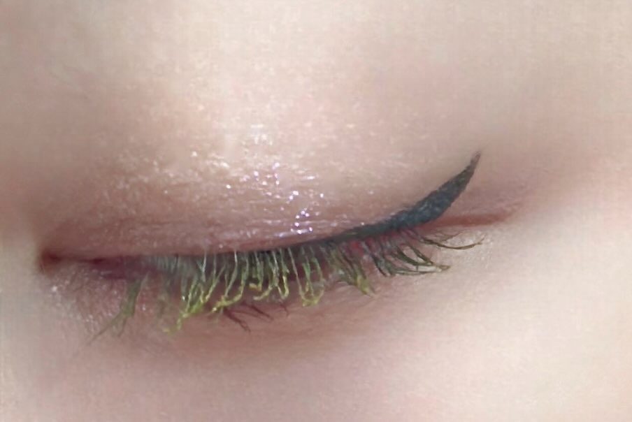 アディクション ザ マスカラ カラーニュアンス WP 016S Matcha Blink/ADDICTION/マスカラを使ったクチコミ（1枚目）
