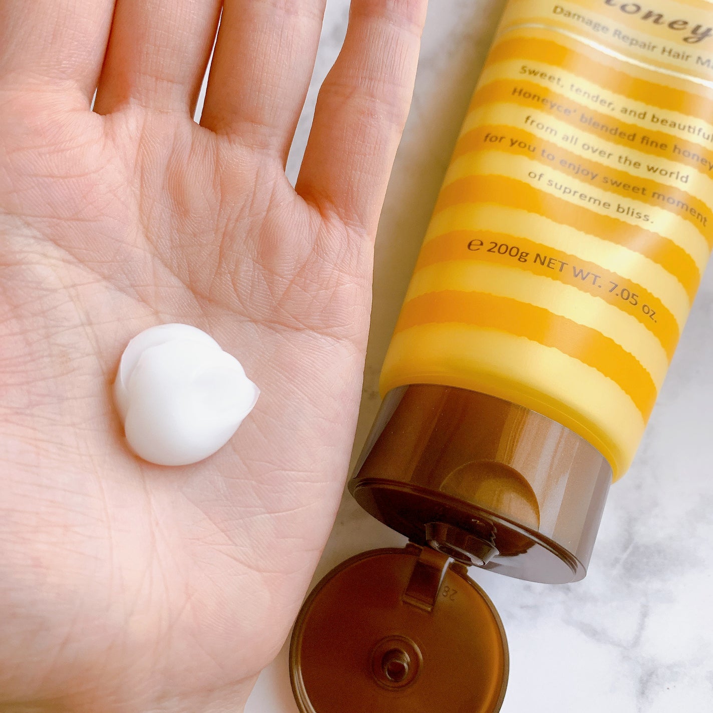 ハニーチェ ダメージリペア ヘアマスクY R/ハニーチェ/ヘアマスク・ヘアパックを使ったクチコミ(3枚目)