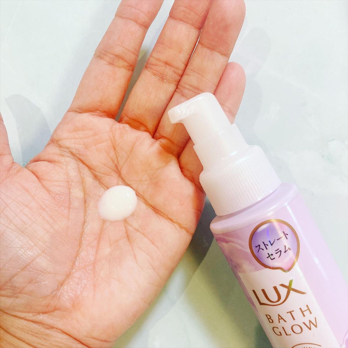 バスグロウ ストレート&シャイン シャンプー/トリートメント/LUX/市販シャンプーを使ったクチコミ(8枚目)