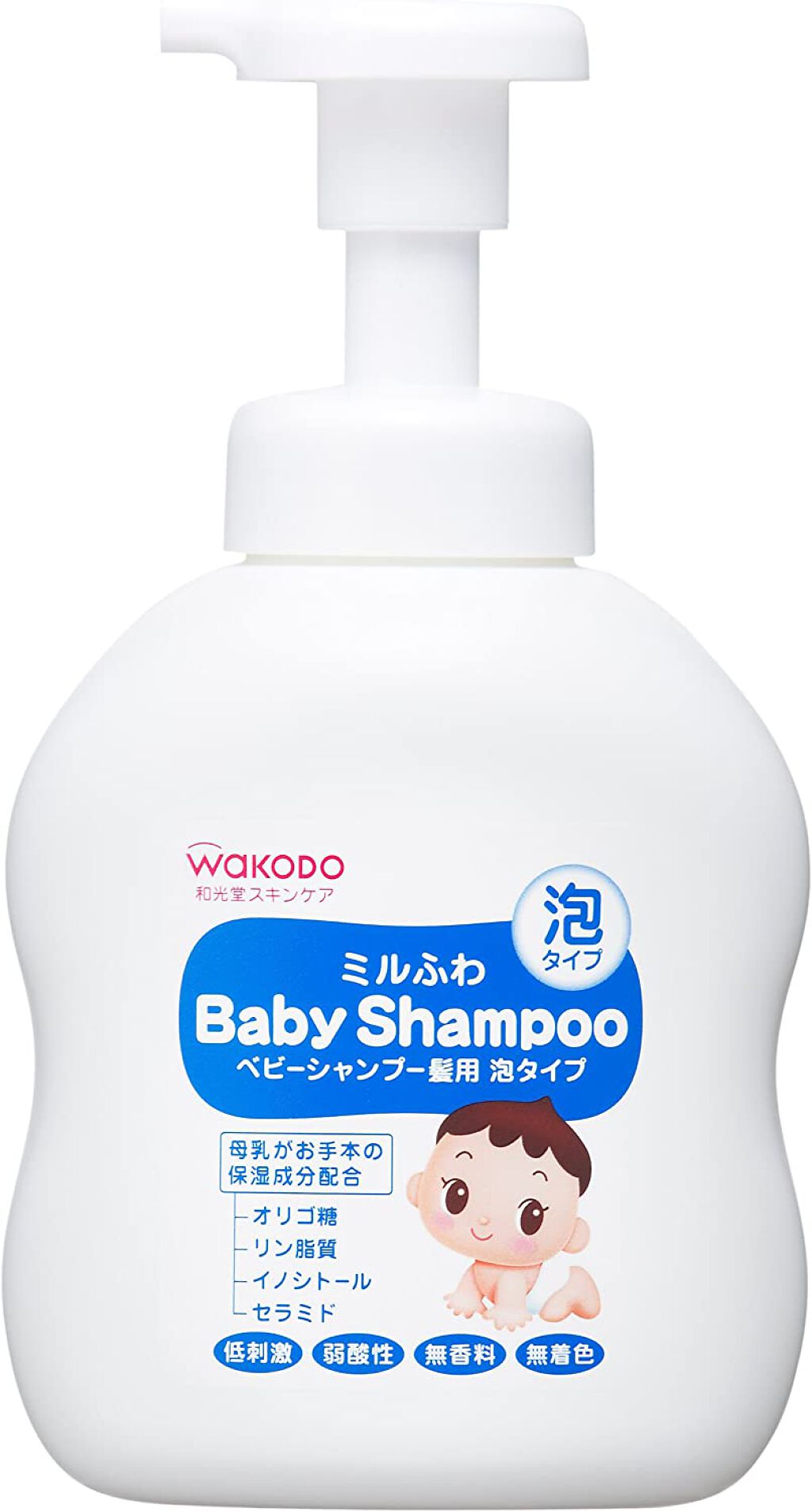 ベビーシャンプー髪用 泡タイプ ミルふわ