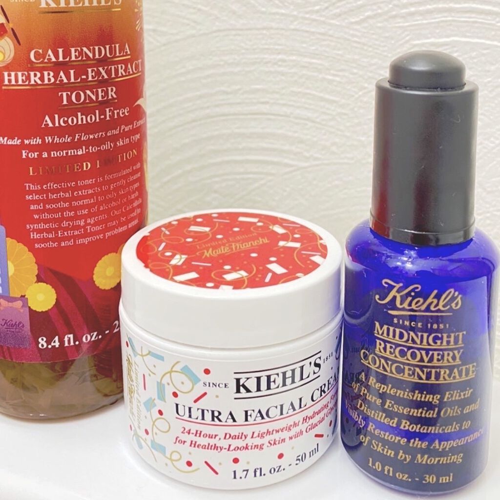 キールズ ミッドナイトボタニカル コンセントレート/Kiehl's/フェイスオイルを使ったクチコミ（1枚目）