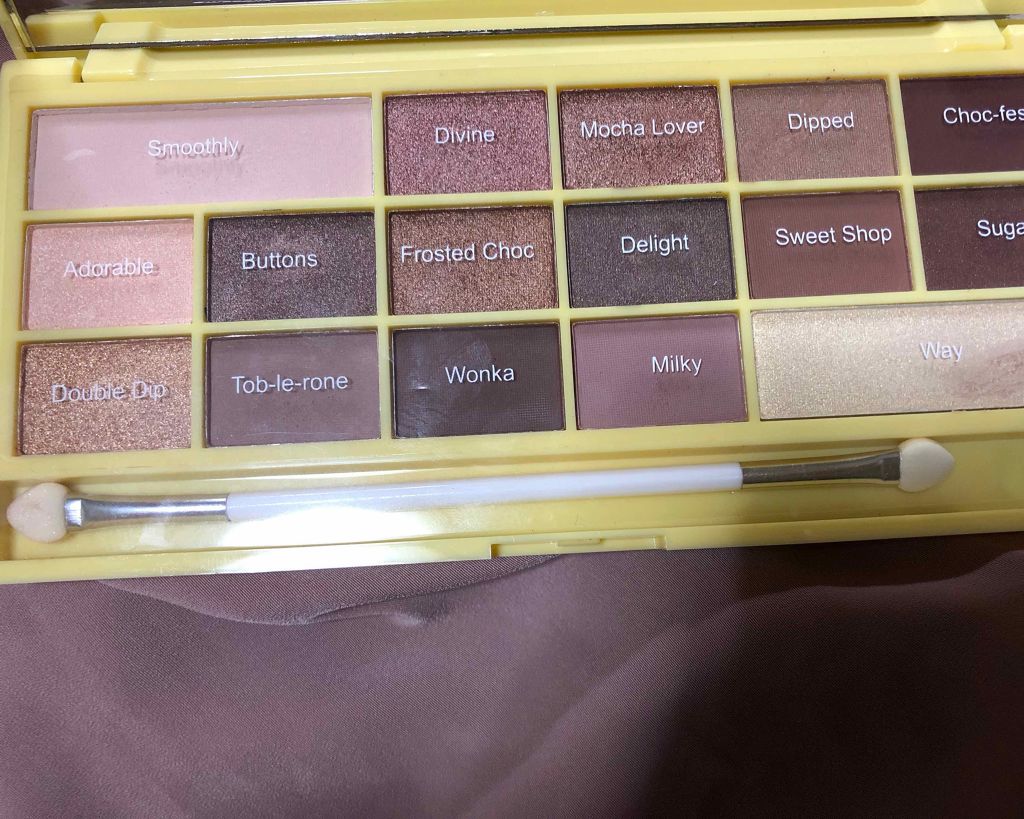 アイラブチョコレート/MAKEUP REVOLUTION/アイシャドウパレットを使ったクチコミ（2枚目）