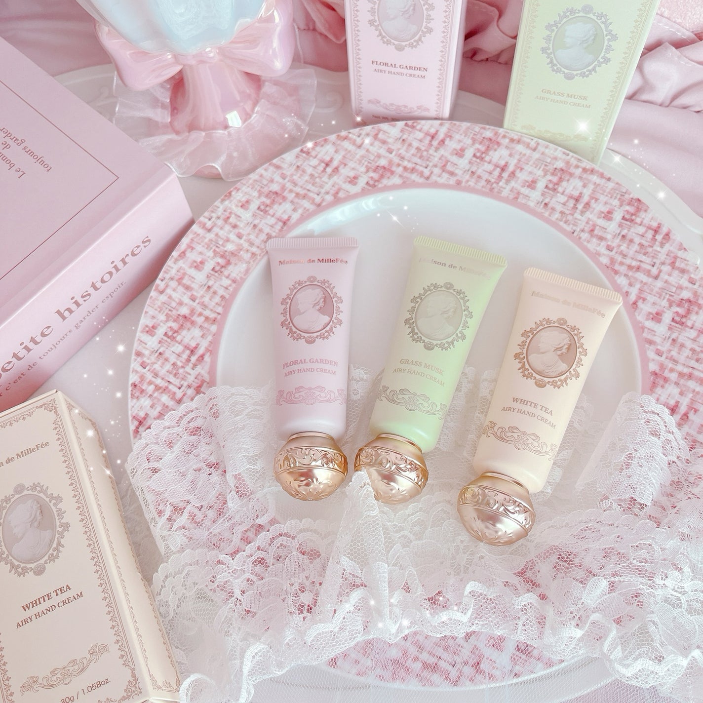 Maison de MilleFée エアリーハンドクリーム フローラルガーデン/MilleFée/ハンドクリームを使ったクチコミ(1枚目)