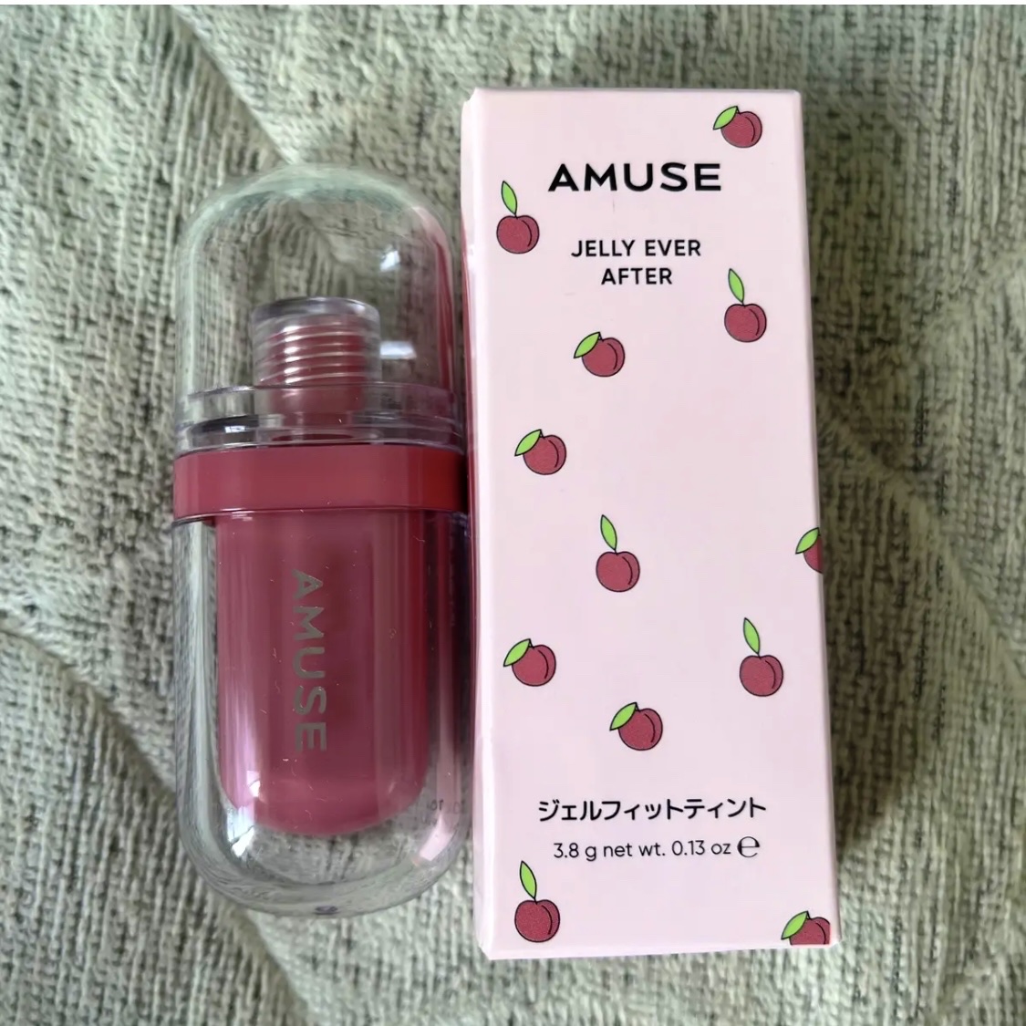 ジェルフィットティント 東京プラム/AMUSE/リップティントを使ったクチコミ（2枚目）