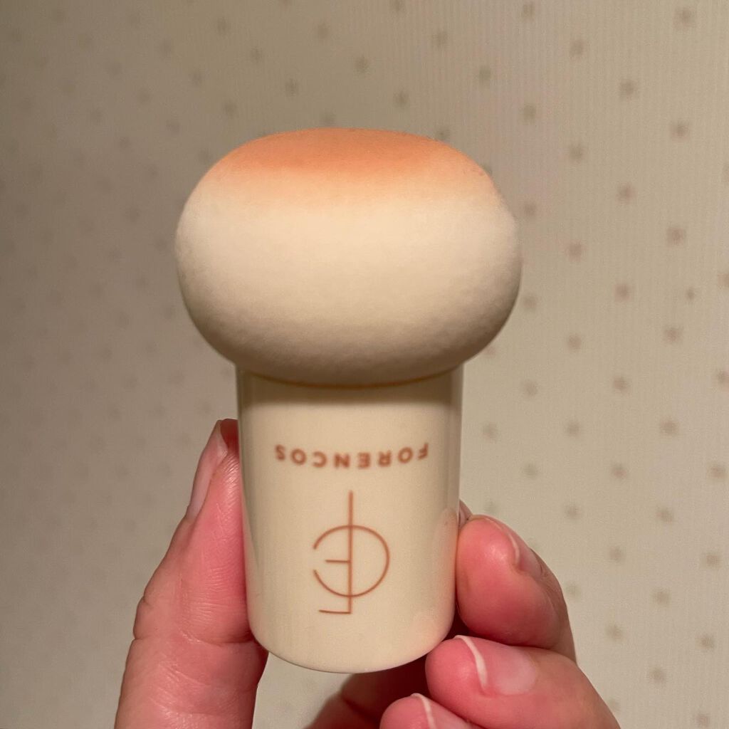 ベアブラッシャー パフ付き/フォレンコス/パウダーチークを使ったクチコミ（2枚目）