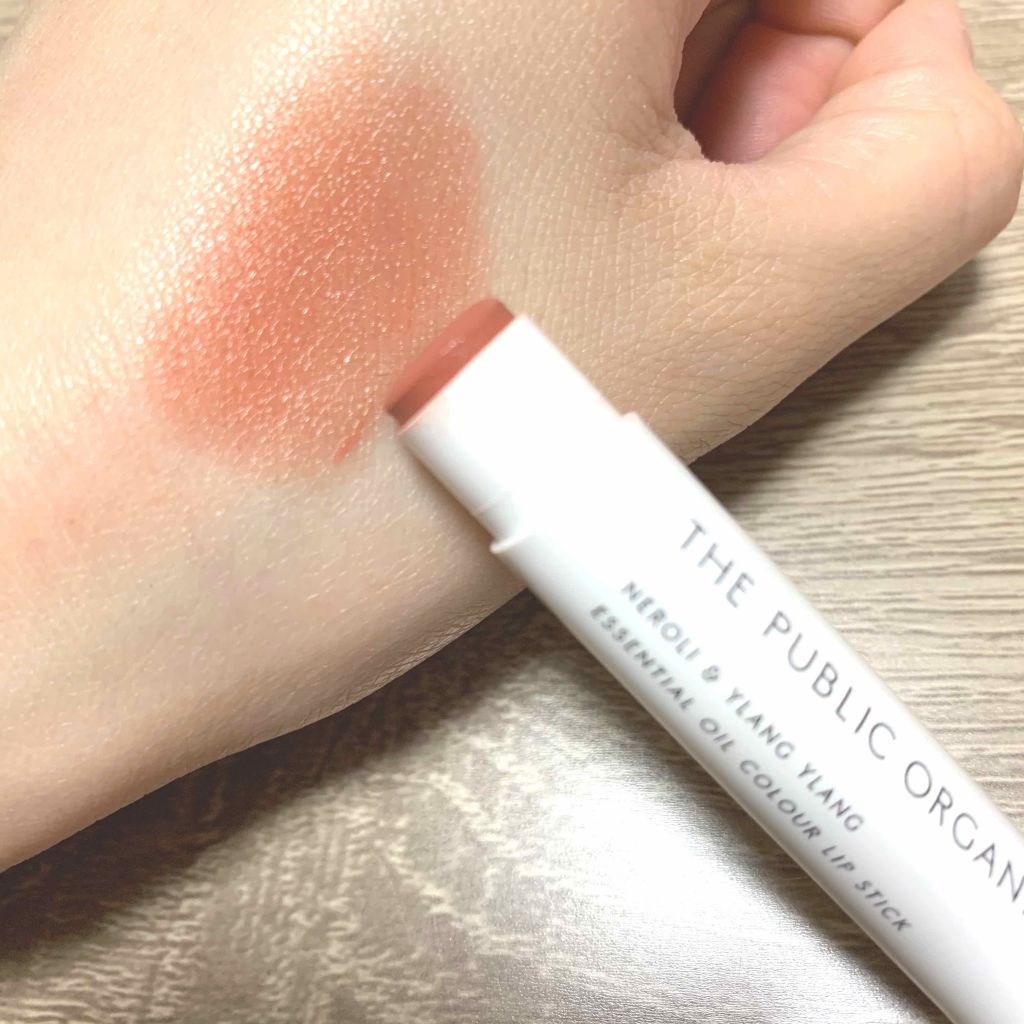 オーガニック認証 精油カラーリップスティック/THE PUBLIC ORGANIC/口紅を使ったクチコミ（1枚目）