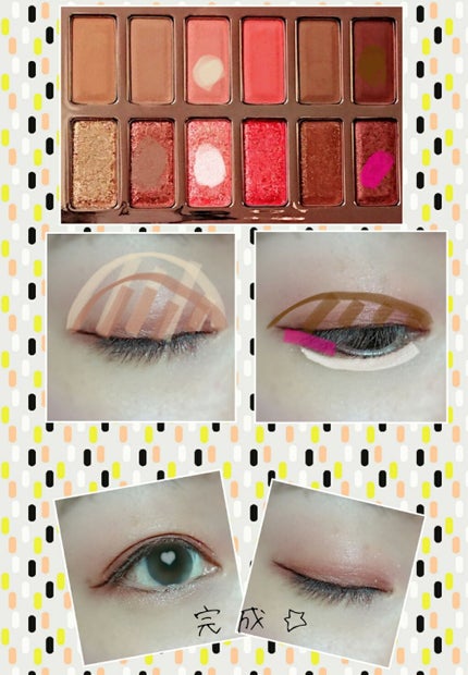 バレンタインボックス3ローズモーメント/VAVI MELLO/アイシャドウパレットを使ったクチコミ(2枚目)