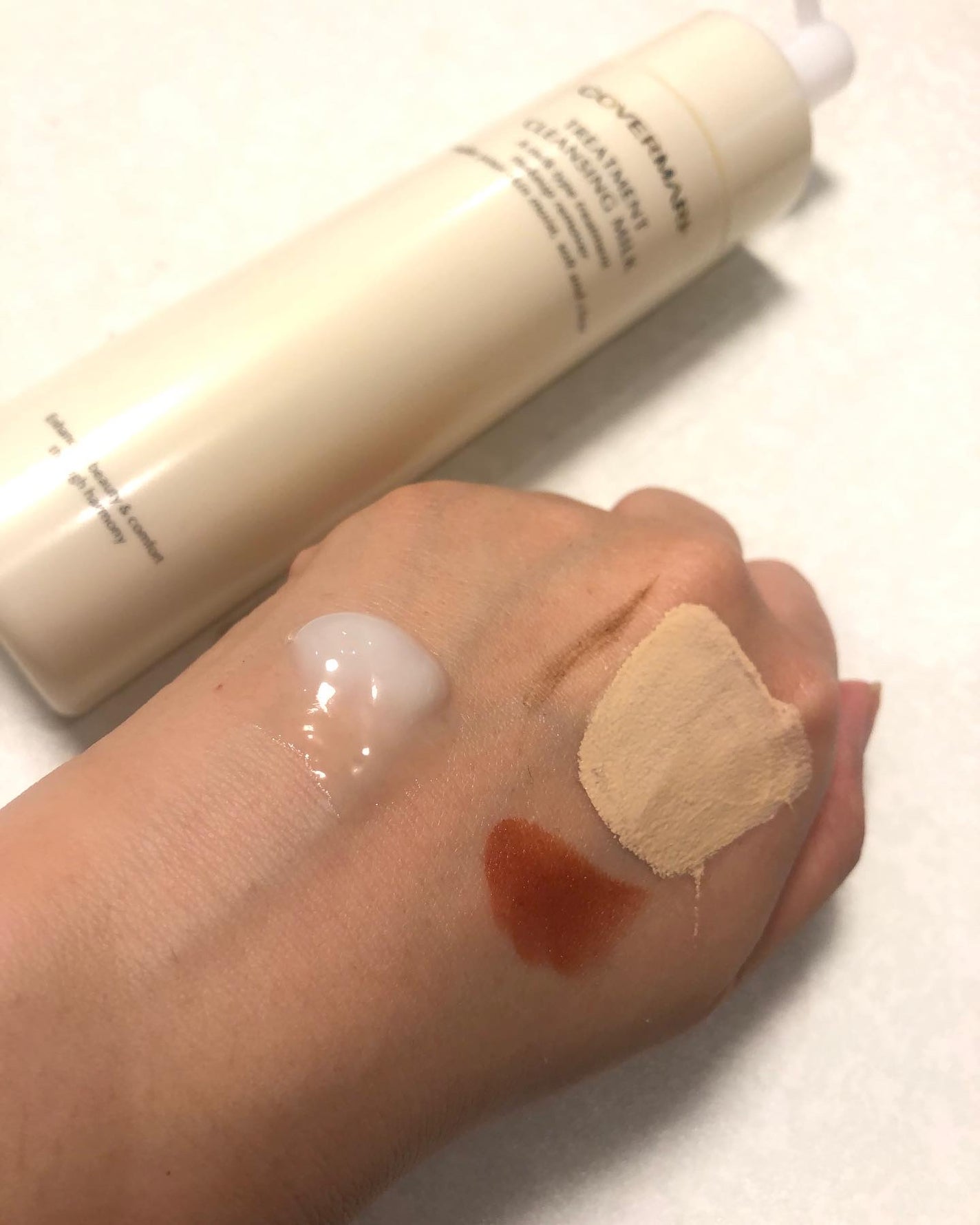 トリートメント クレンジング ミルク/COVERMARK/ミルククレンジングを使ったクチコミ(3枚目)