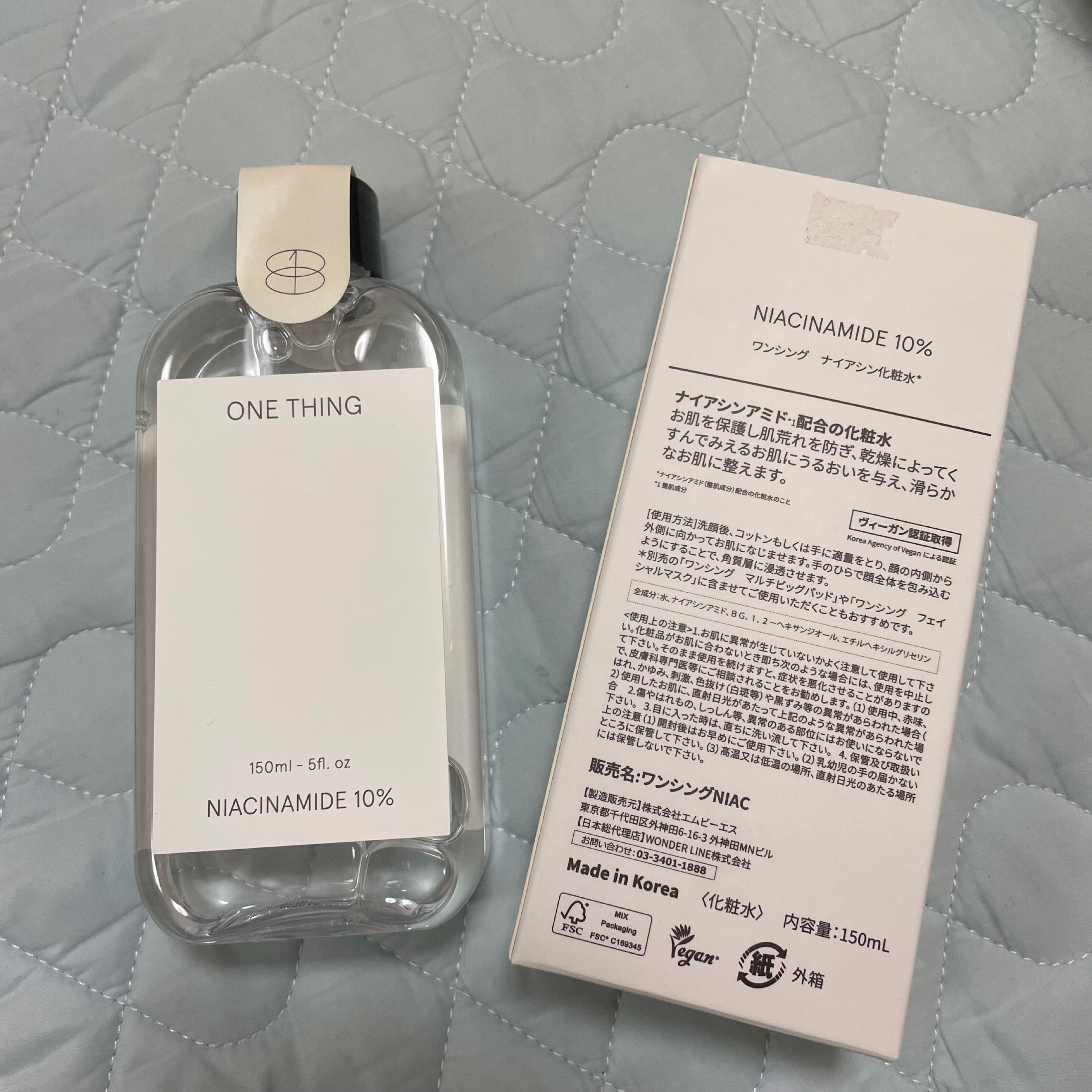 ナイアシンアミド化粧水/ONE THING/化粧水を使ったクチコミ（2枚目）
