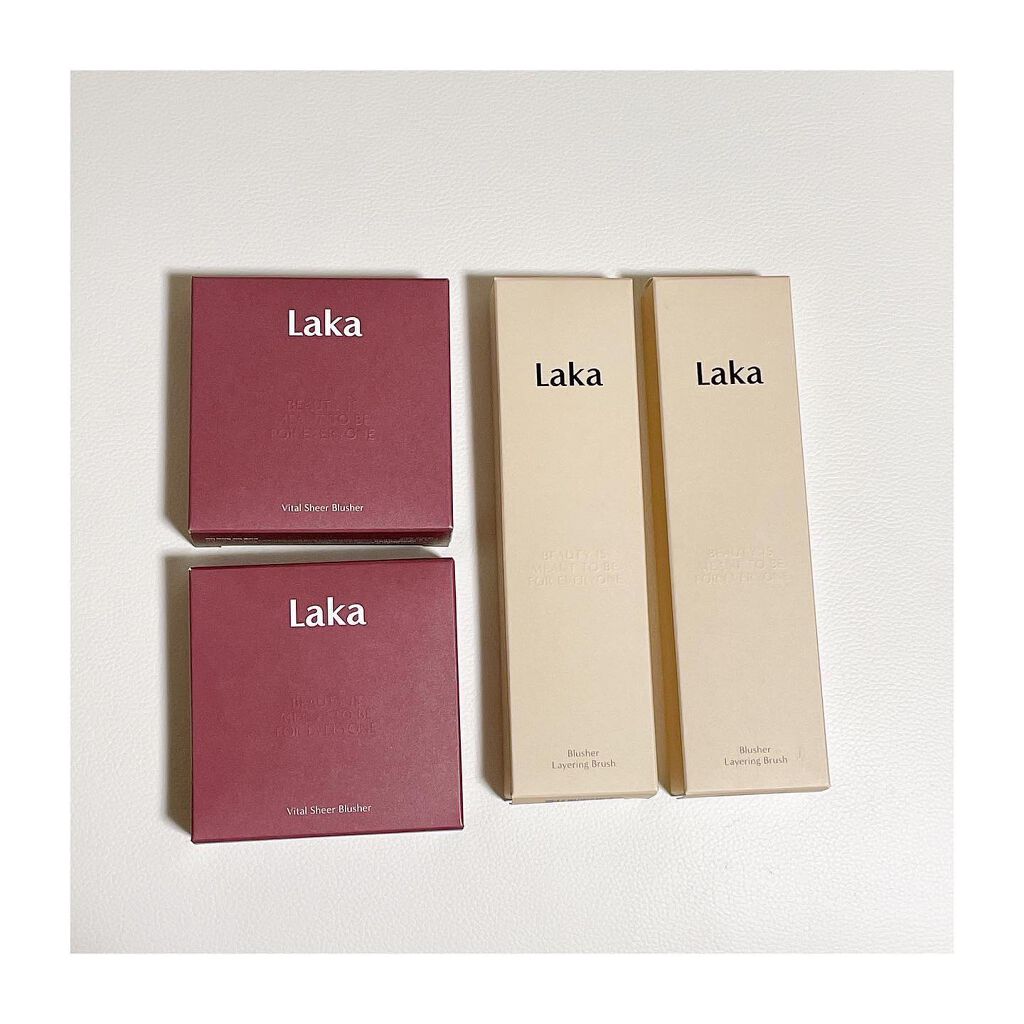 バイタルシアーブラッシャー/Laka/パウダーチークを使ったクチコミ(2枚目)